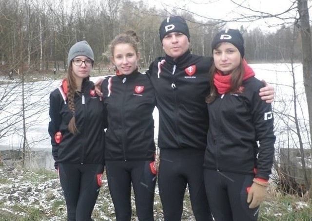 Na zdjęciu, od lewej: Aleksandra Sowula, Natalia Zając, Bartosz Bartłomiej, Magdalena Szafran.
