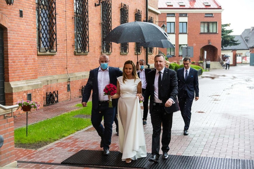 18.07.2020 - ślub jacka kurskiego w krakowskich Łagiewnikach
