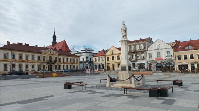 Rynek w Bochni, grudzień 2021