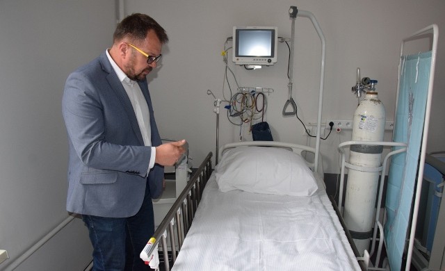 Oddział Chorób Wewnętrznych Szpitala Powiatowego w Lublińcu po remoncie i z nowym sprzętem.