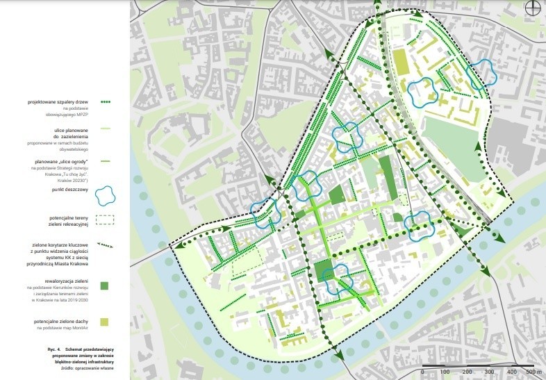 Kraków. Jest klimatyczny masterplan dla Kazimierza i Grzegórzek z propozycją komunikacyjnej rewolucji. Mieszkańcy nie chcą dzielnicy knajp