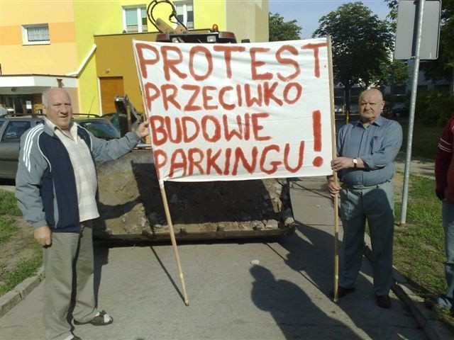 Protest we Włocławku