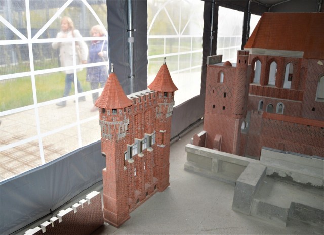 Malbork. Miniatura zamku