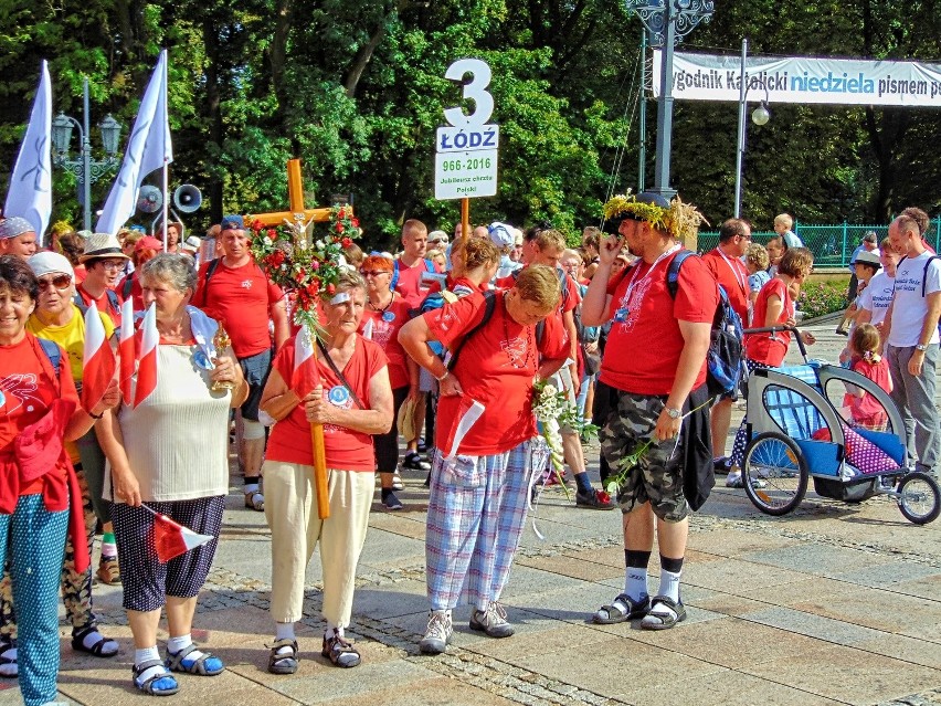 Pielgrzymka Łódzka 2016. Pielgrzymi z Łodzi na Jasnej Górze