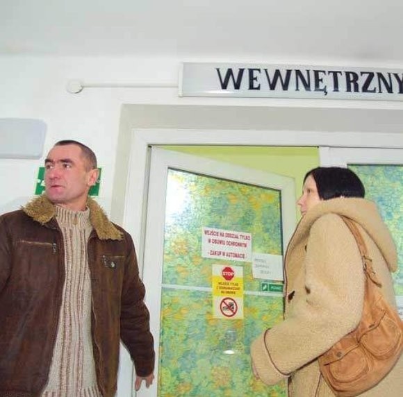 Dariusz i Dorota Wojtasikowie z Białogardu już wczoraj wiedzieli, że oddział wewnętrzny zostanie zamknięty.