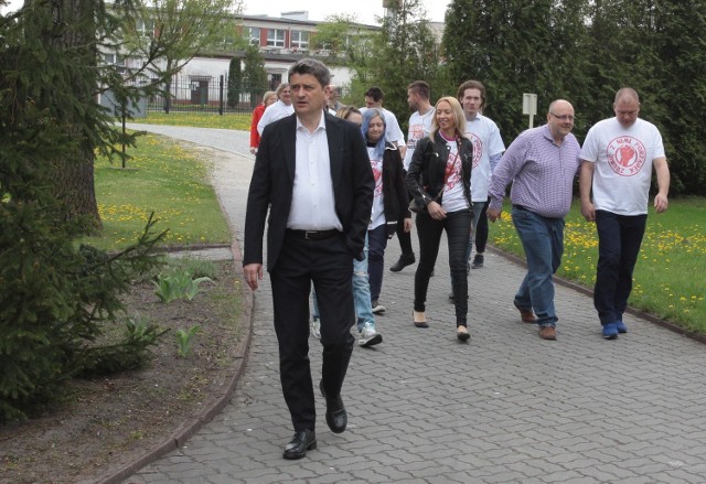 Janusz Palikot w Muzeum Gombrowicza we Wsoli