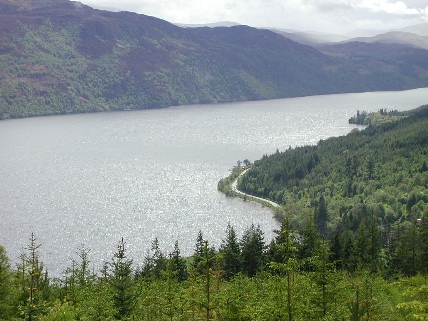 Jezioro Loch Ness, które pokonać chce Piotr Biankowski.