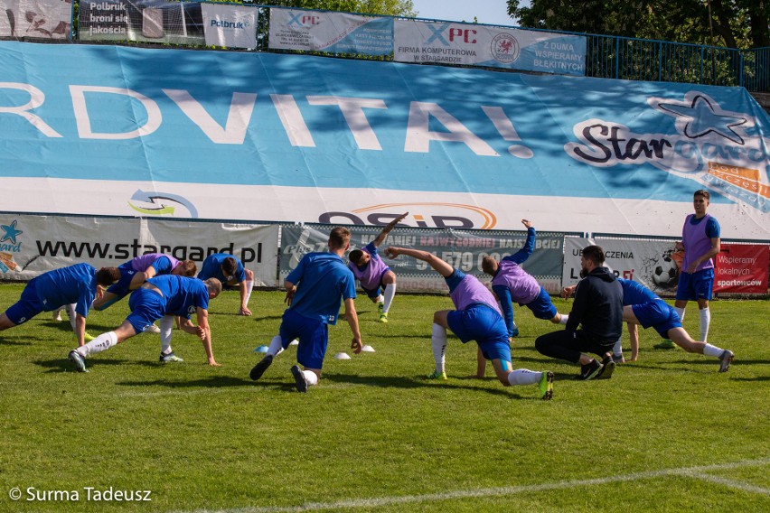 Błękitni Stargard - Olimpia Elbląg 0:0. Outsider wywiózł punkt. ZDJĘCIA