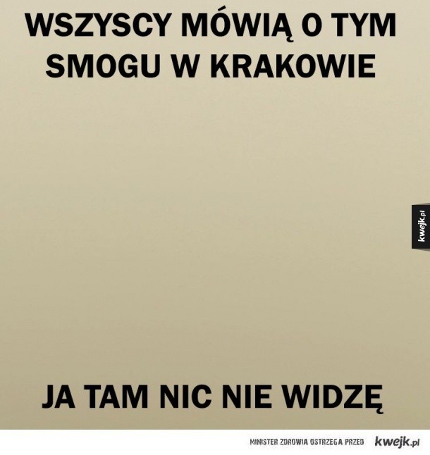 Wielki smog w Krakowie, internauci próbują złapać oddech MEMY             