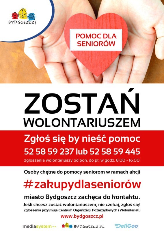 „Zakupy dla seniora” w Bydgoszczy. Nowa usługa już działa!