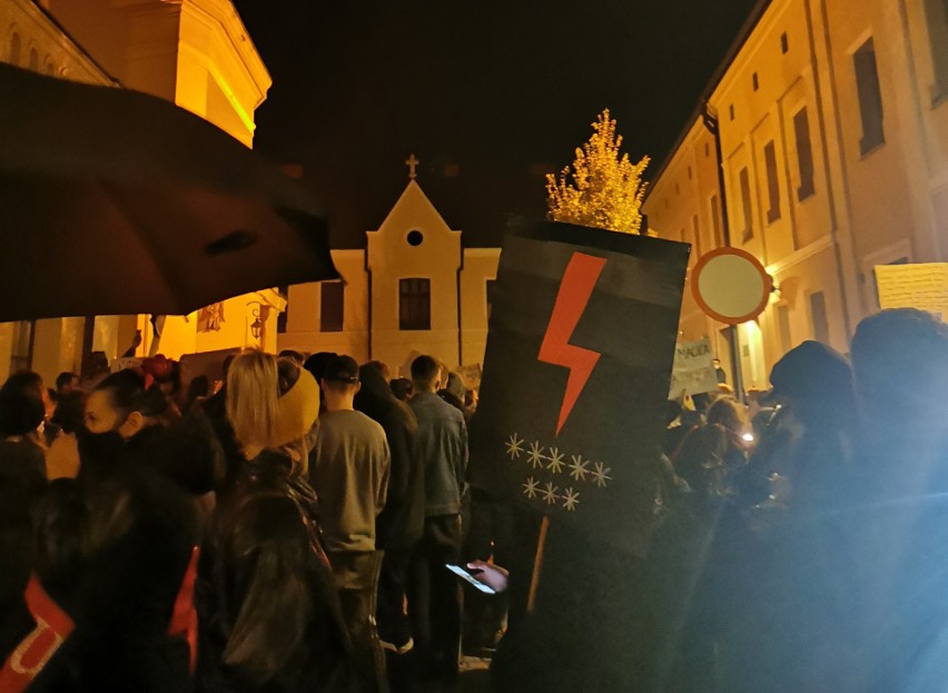 Manifestacja na ul. Pszczyny...