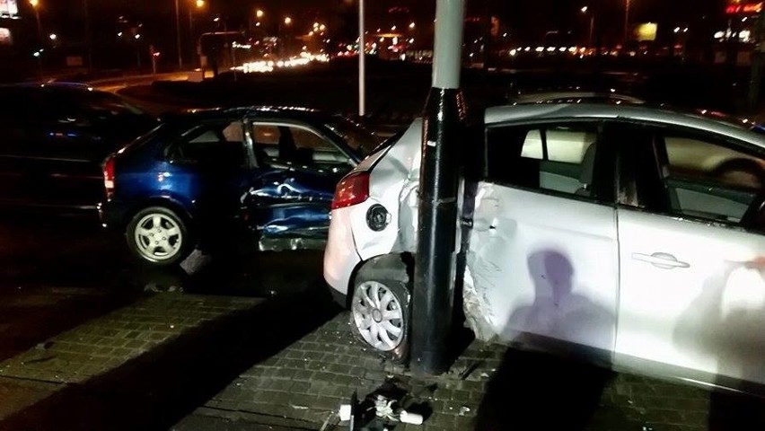 Starołęka: Wypadek trzech aut osobowych