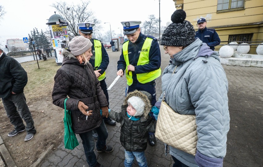 Akcja policji w Bydgoszczy zimą tego roku