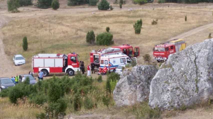 Olsztyn: Znaleziono zwłoki na skale. Prawdopodobnie 37-latek popełnił samobójstwo