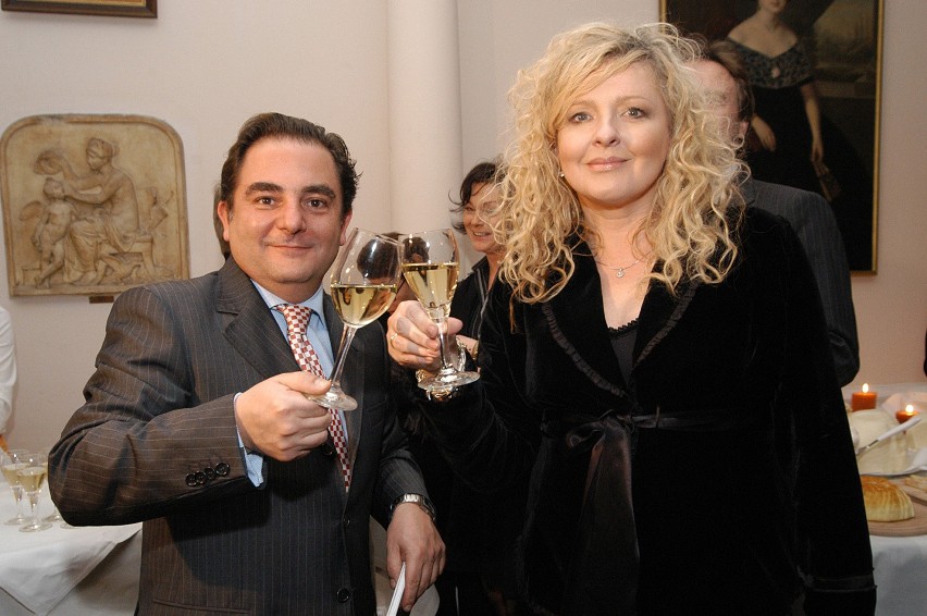 Robert Makłowicz i Magda Gessler w 2005 roku