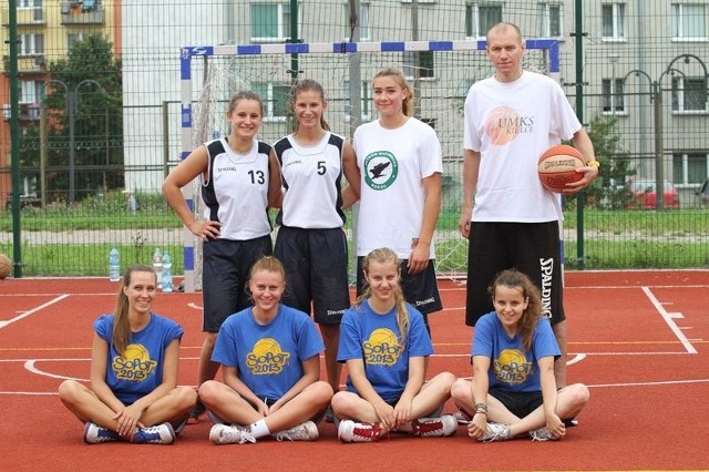 Trening koszykarek z Kielc