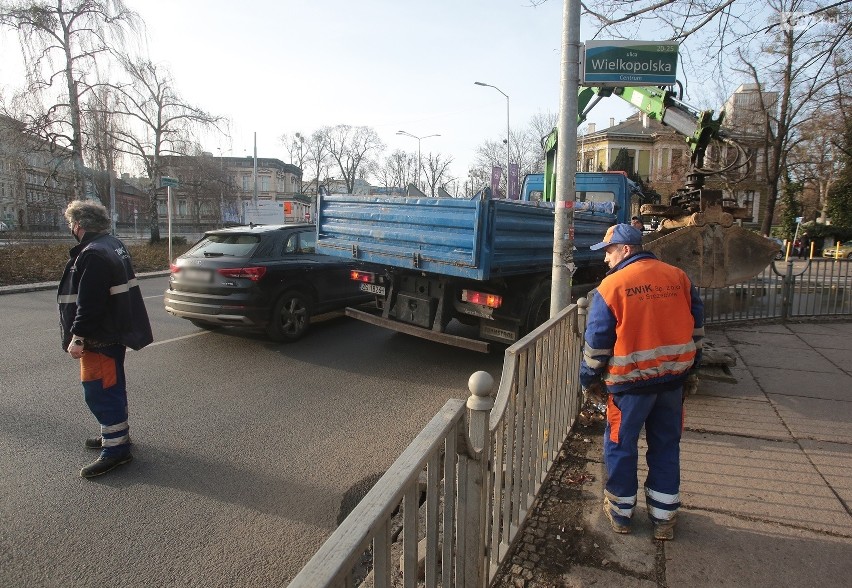 Uwaga na zmiany w organizacji ruchu w centrum Szczecina! ZWiK usuwa awarię sieci wodociągowej - 25.02.2021   