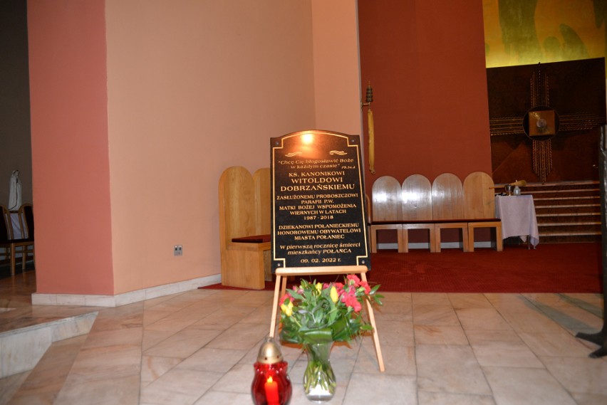 Mieszkańcy Połańca ufundowali pamiątkową tablicę poświęconą...