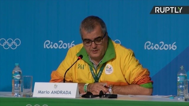 Mario Andrada, rzecznik prasowy Komitetu Organizacyjnego Igrzysk Olimpijskich w Rio de Janeiro.