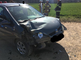 Wypadek na drodze Grądy - Poniklica