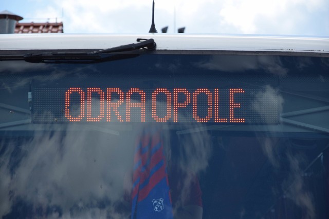 Przedstawiciele Odry Opole są już w drodze na mecz do Radomia.