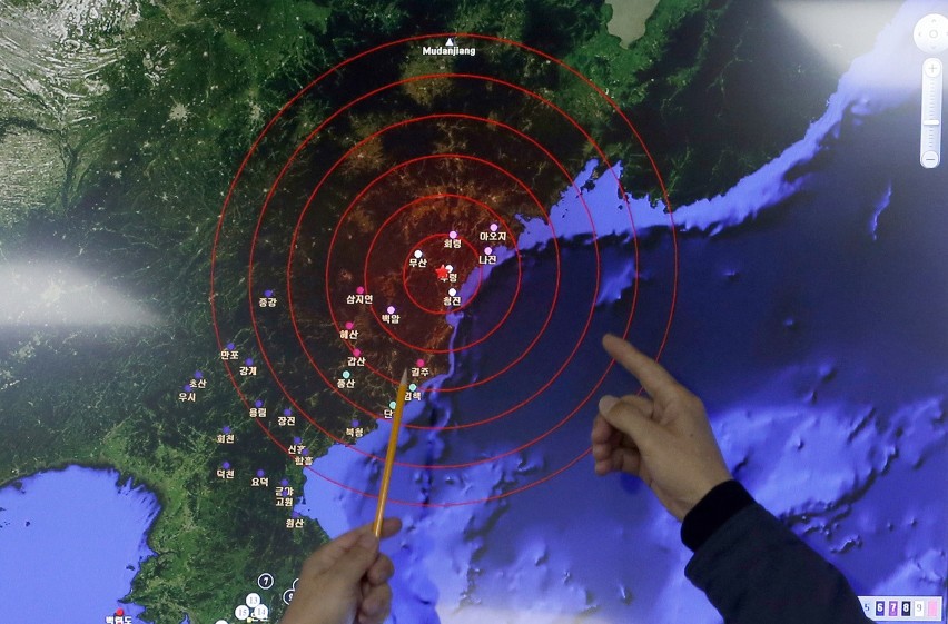 Próbny wybuch bomby wodorowej w Korei Północnej