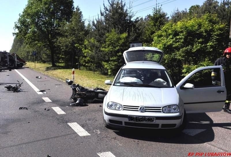 Wypadek w Wandzinie.