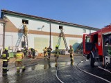 Pożar hali firmy produkującej herbaty ziołowe w Koperni pod Pińczowem. Na miejscu 14 zastępów straży pożarnej. Zobaczcie zdjęcia