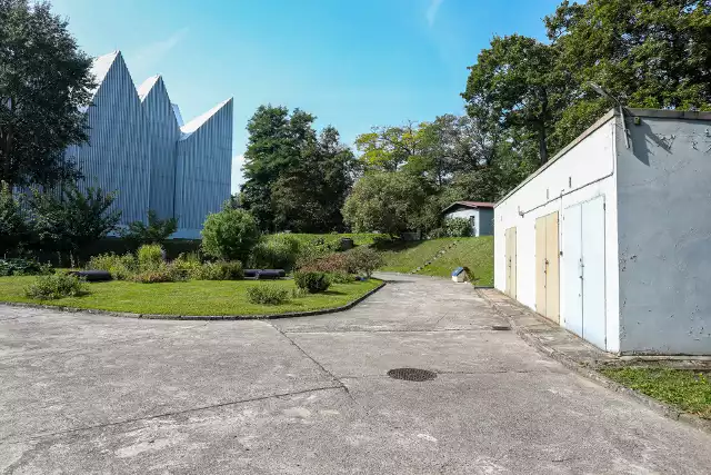 Teren schronu przy ulicy Starzyńskiego w Szczecinie