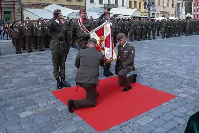 Przysięga dolnośląskich żołnierzy WOT.