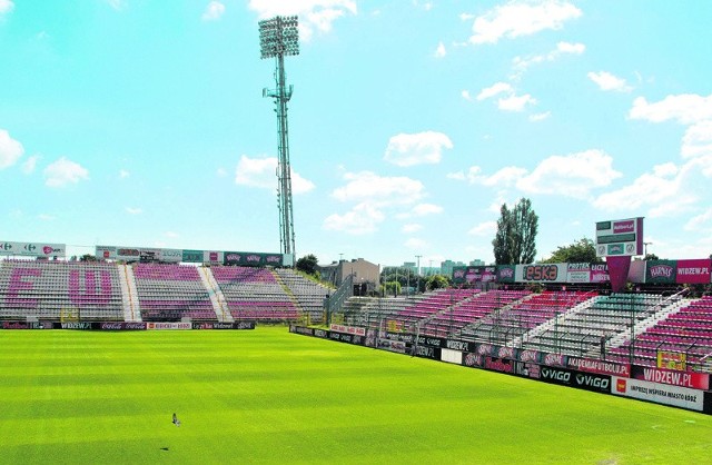 Stadion Widzewa w obecnej postaci.