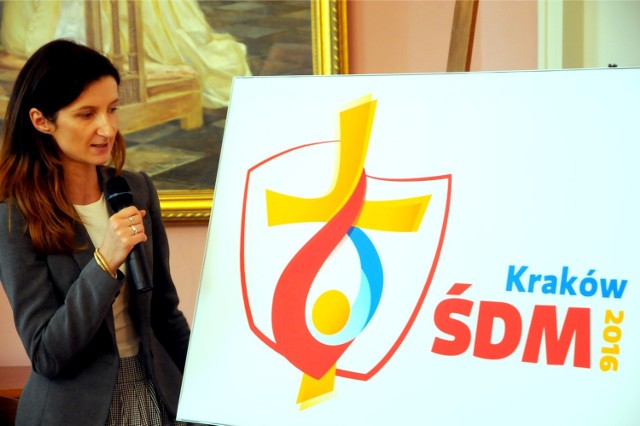 Prezentacja logo Światowych Dni Młodzieży.