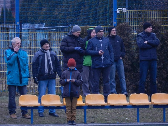 Kibice na sparingu GKS Tychy - Rekord Bielsko-Biała