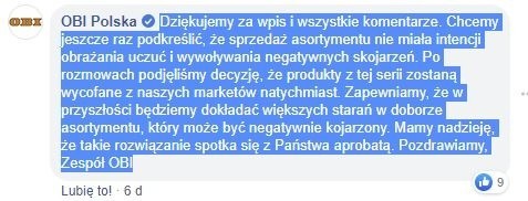 OBI wycofuje ze sprzedaży obrazki "Żyda z pieniążkiem". Interwencja na Facebooku i komentarze przyniosły efekt