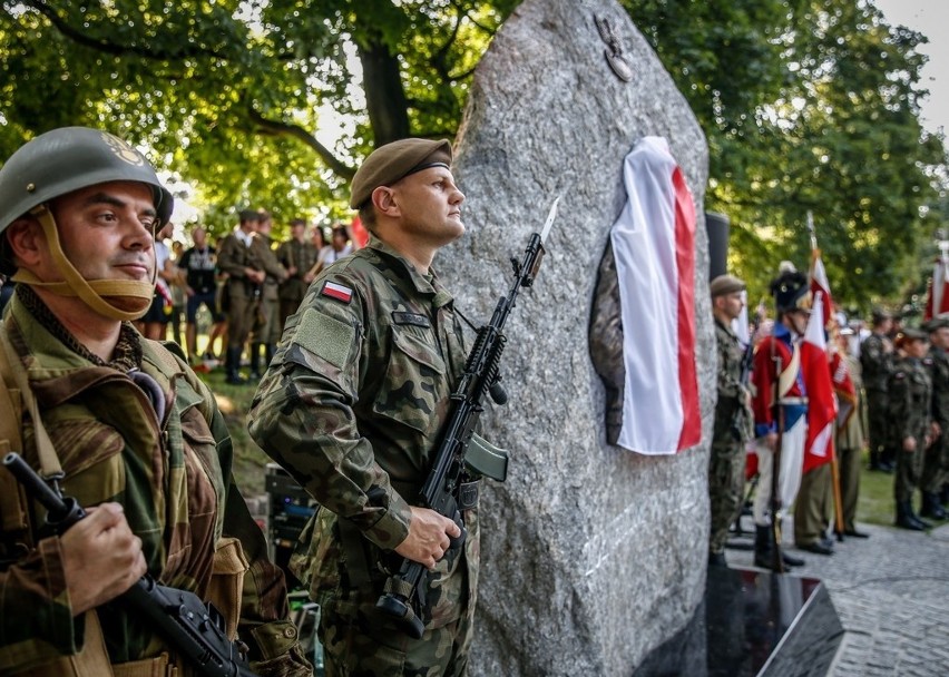 Odsłonięcie pomnika Żołnierzy Wyklętych w Gdańsku