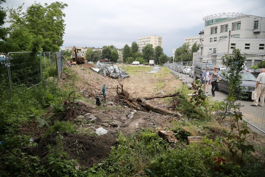 Ulica Kolejowa we Wrocławiu - miejsce po wyburzonym...