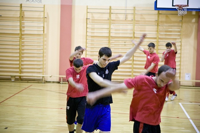 Trening muay thai piłkarzy Gryfa Słupsk