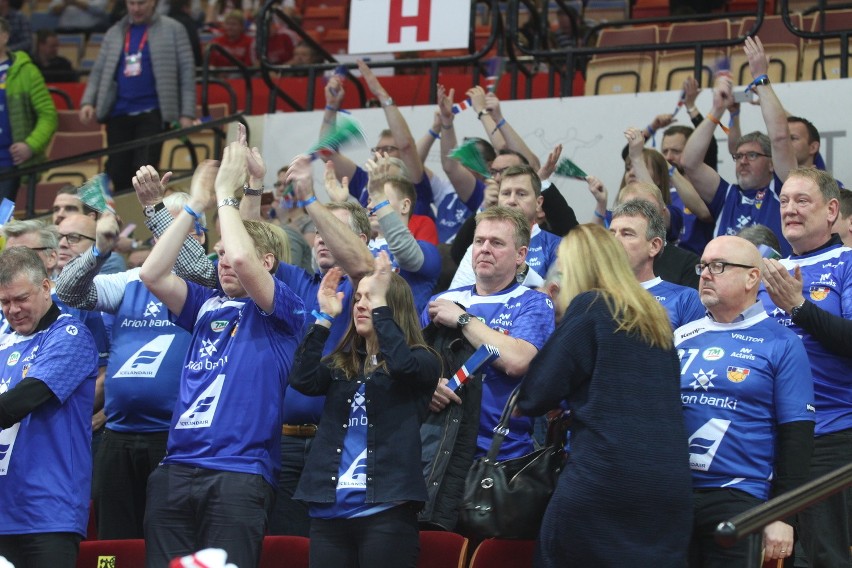 Euro 2016 piłkarzy ręcznych: Islandia - Białoruś w Katowicach [ZDJĘCIA KIBICÓW]