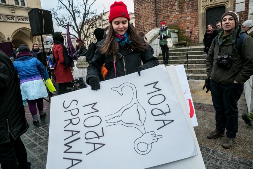 Kraków. Kobiety protestowały przeciwko kompromisom [ZDJĘCIA]