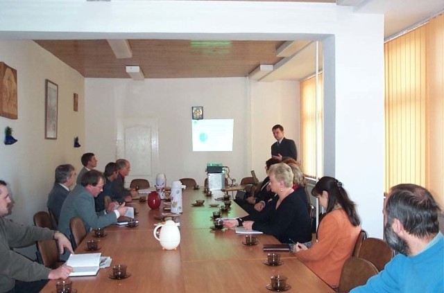 Możliwości programu prezentowała gryfickim przedsiębiorcom firma konsultingowa ze Szczecina, organizator spotkania.