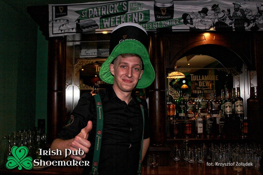 Dzień świętego Patryka w Irish Pub Shoemaker