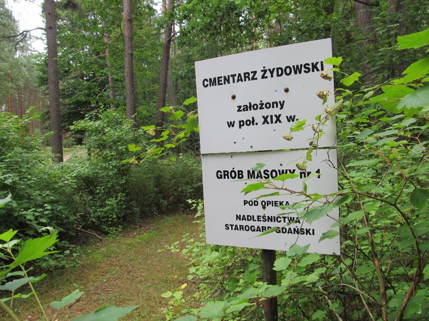 Cmentarz żydowski w miejscowości Borówno Wielkie