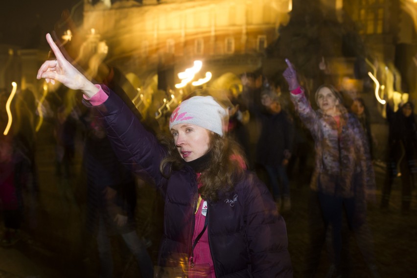 Kraków. Protestowali przeciwko gwałtom na randkach [ZDJĘCIA]