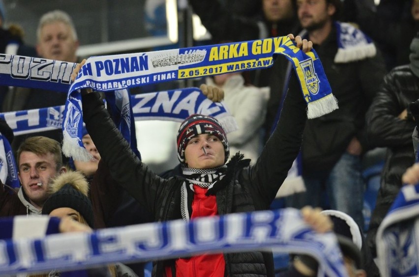 Podczas meczu Lech Poznań - Wisła Płock (2:1) atmosfera na...