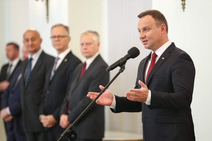 Prezydent Polski Andrzej Duda wręczył nominacje profesorskie