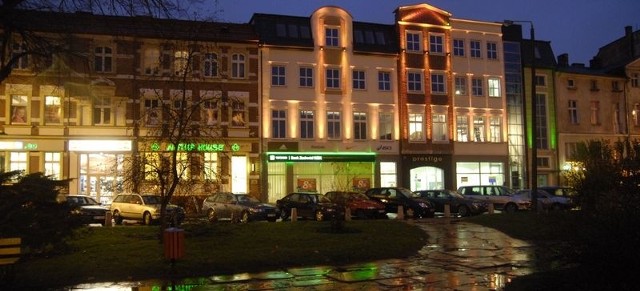 Kamienica przy ul. Starzyńskiego w Słupsku. Przykład nowej tendencji w architekturze miasta.