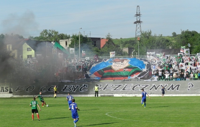 Kibice na meczu GKS Tychy - Miedź Legnica 3:1