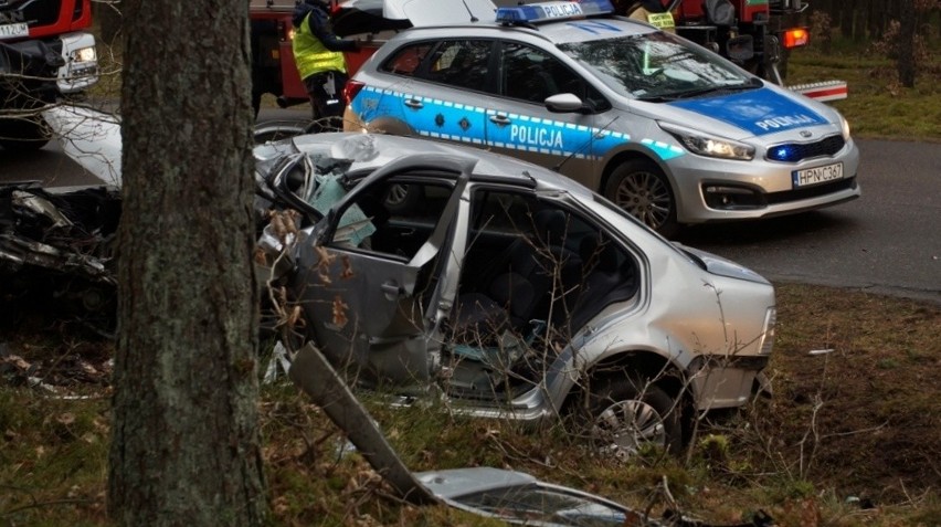 W sobotę (22.02) niedaleko Korzybia około południa doszło do...