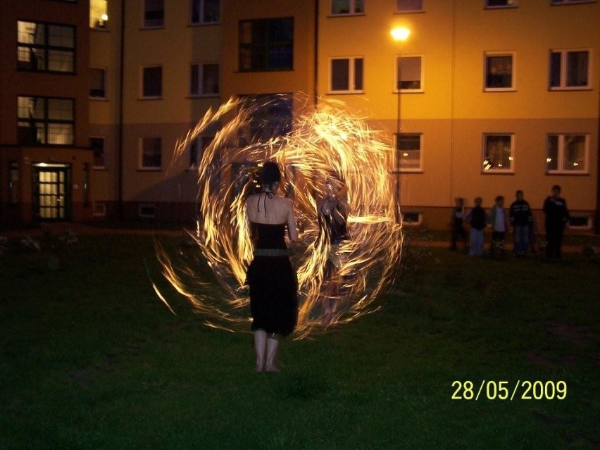 Taniec ognia w Koszalinie