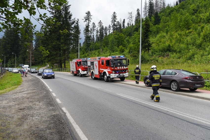 Podhale. Wypadek u wylotu Doliny Kościeliskiej [ZDJĘCIA]